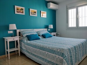 1 bedroom, iron/ironing board, free WiFi, bed sheets - Modern flat with sea views, pool, tennis and wifi (Nerja)