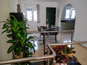 Dining - Modern flat with sea views, pool, tennis and wifi (Nerja)