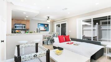 2 dormitorios, ropa de cama de alta calidad, escritorio