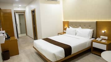 Deluxe Double Room | Premium bedding, desk, laptop workspace, rollaway beds
