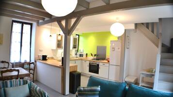 TV, fireplace, DVD player, ping pong