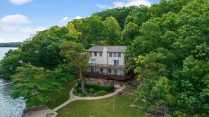 Exterior - Group Getaway w/ Dock! Lakefront Escape in Stover (Stover)