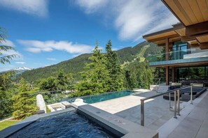 Una piscina riscaldata