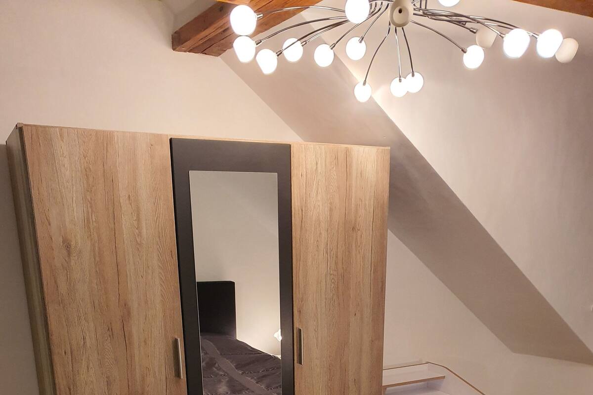 Apartment (Wohnung 3) | 1 Schlafzimmer, Allergikerbettwaren, Bügeleisen/Bügelbrett