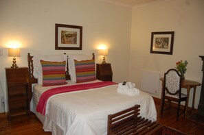 Desk, laptop workspace, iron/ironing board, rollaway beds