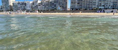 Beach nearby, sun-loungers