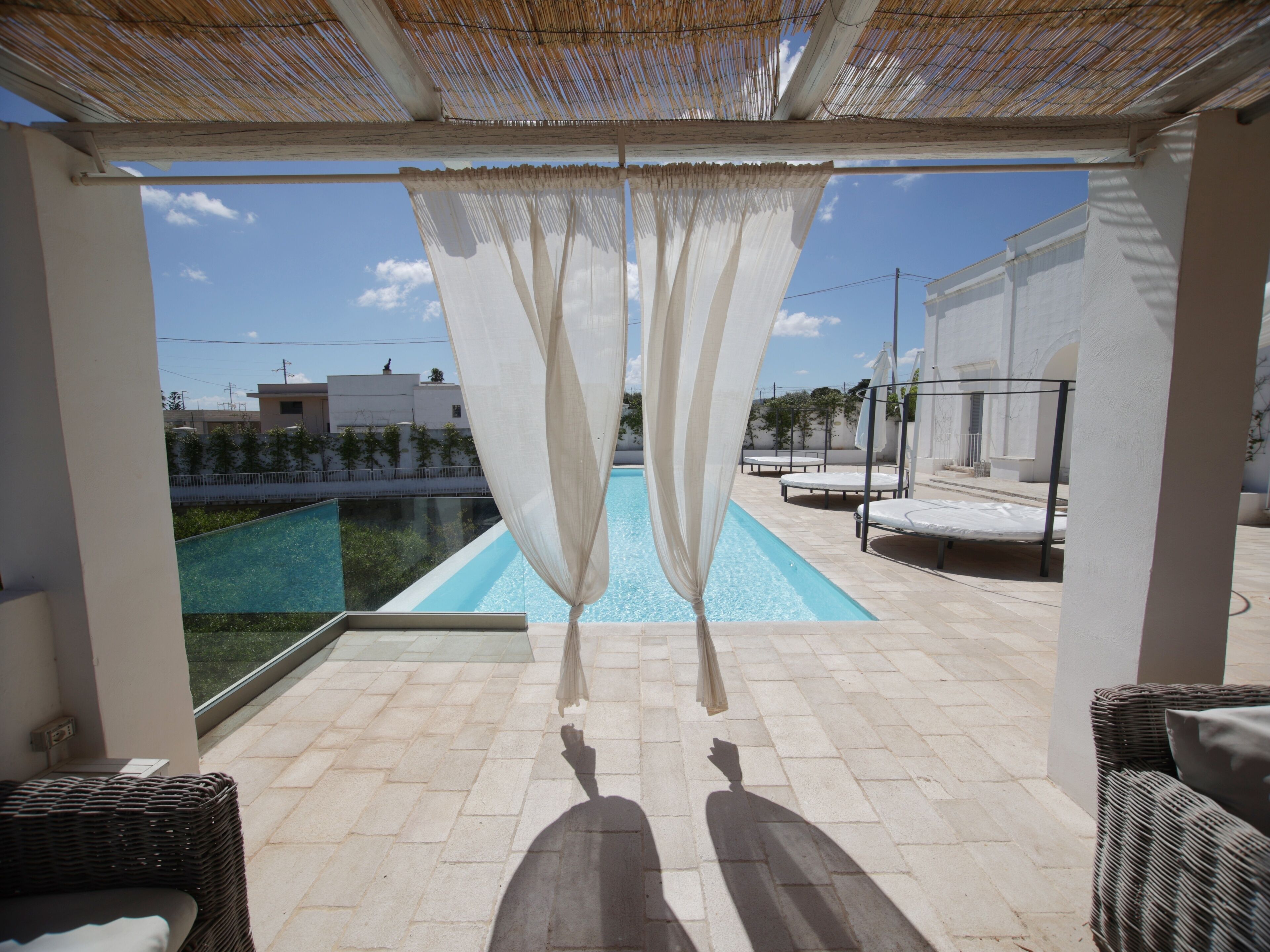 Innendørsbasseng og utendørsbasseng