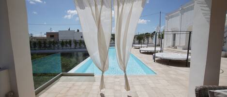 Piscine couverte, piscine extérieure