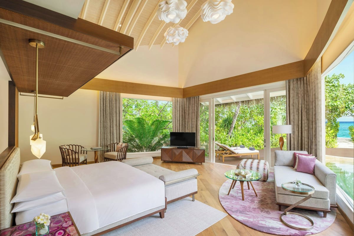 Villa, 1 Bedroom (View) | Premium bedding, down duvets, pillow-top beds, minibar