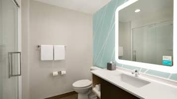 Free toiletries, hair dryer, towels