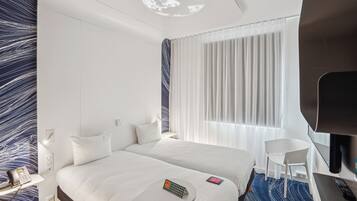 Standard Room, 2 Twin Beds | Desk, laptop workspace, soundproofing, cribs (free)
