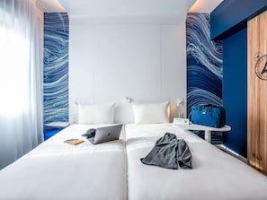 Standard Room, 2 Twin Beds | Individually furnished, desk, laptop workspace, soundproofing