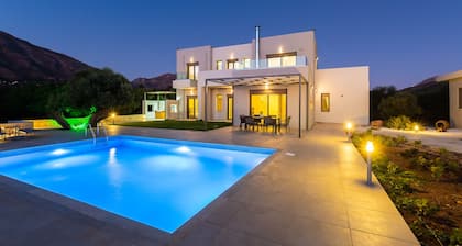 Anemolia, uusi, ylellinen huvila, jossa on ainutlaatuinen merinäköala ja oma uima-allas