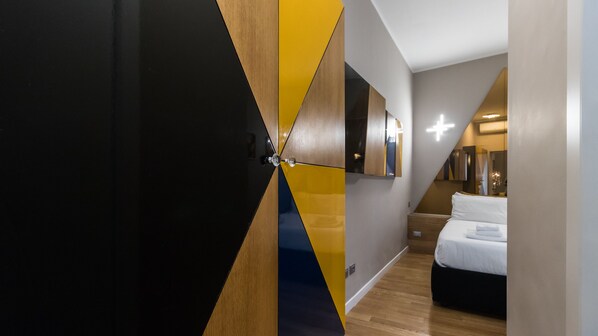Lägenhet (1 Bedroom) | 1 sovrum, strykjärn/strykbräda, barnsängar och gratis wi-fi