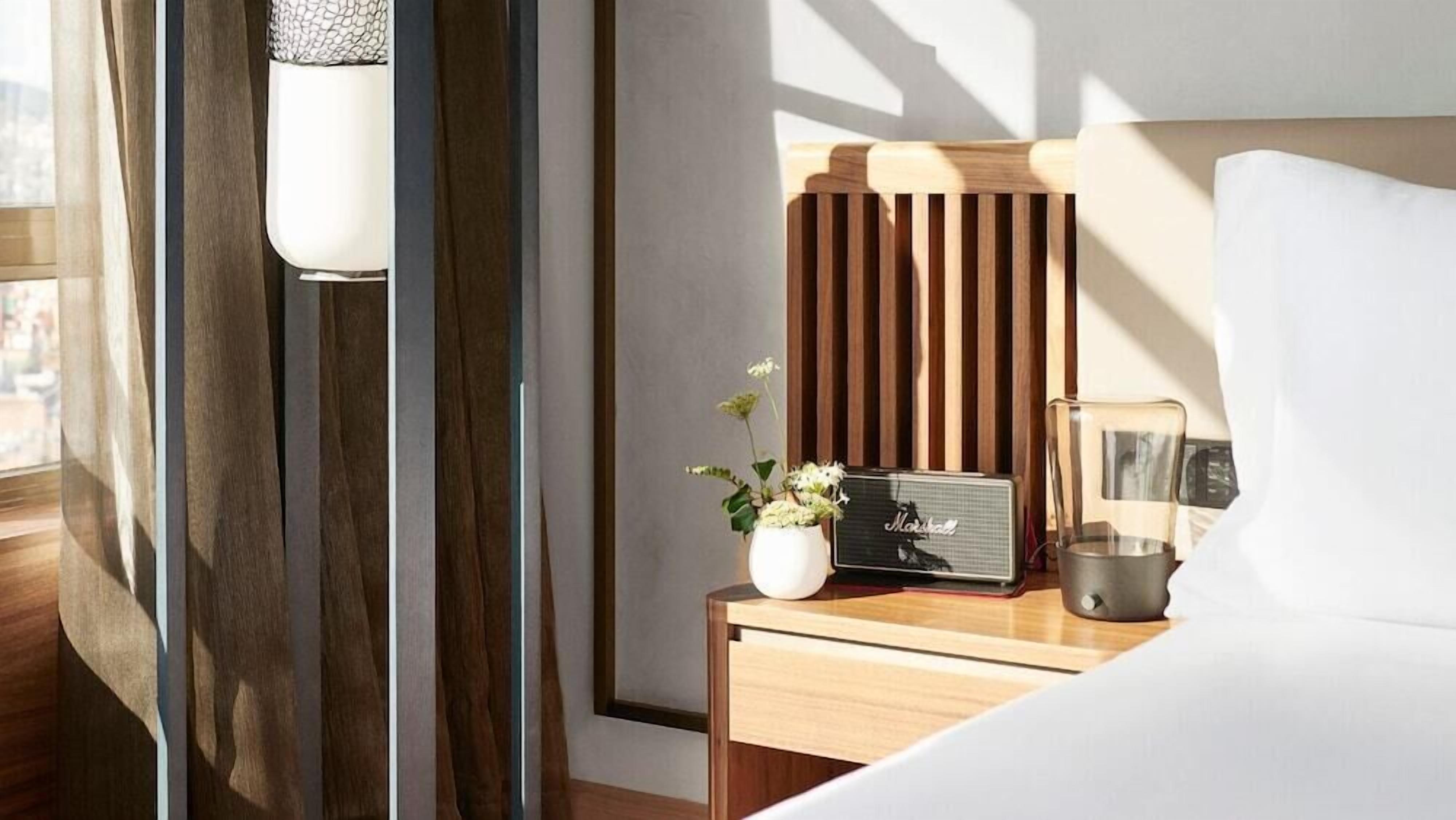 Draps en coton égyptien, literie de qualité, minibar