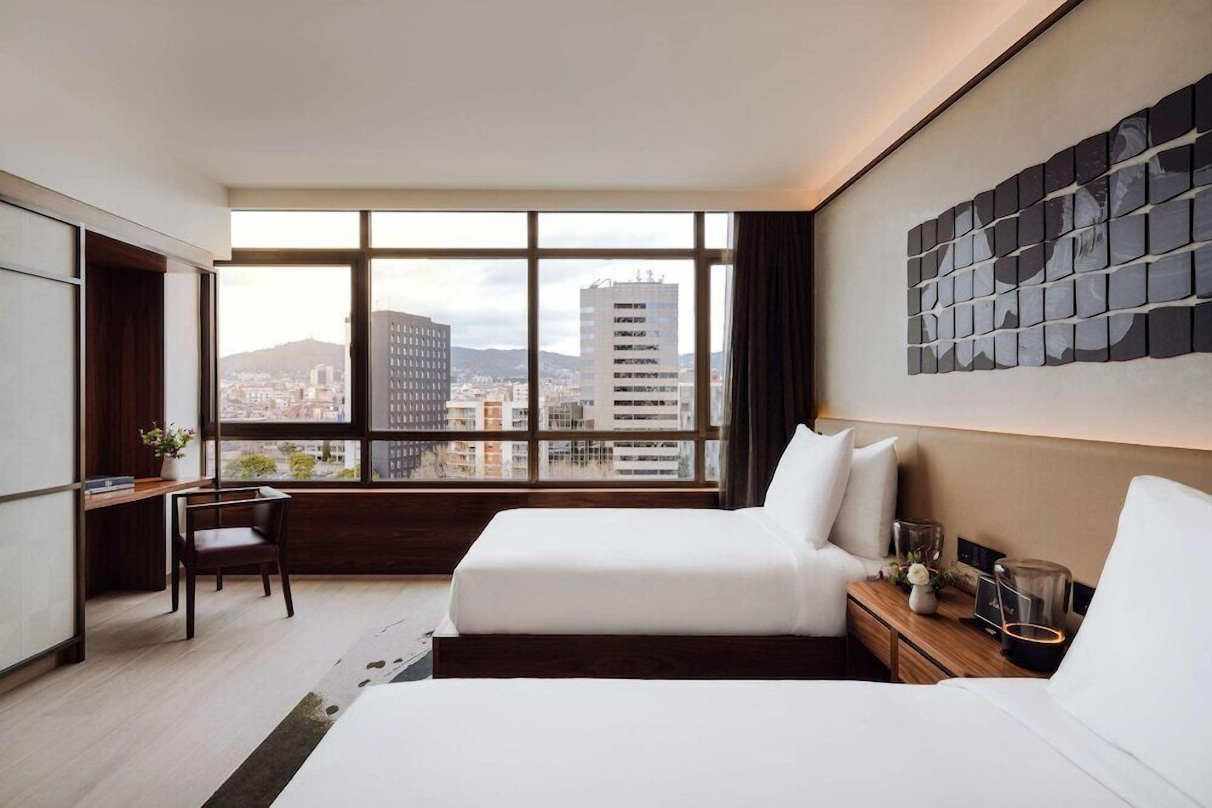 Draps en coton égyptien, literie de qualité, minibar