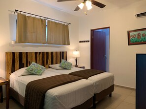 1 bedroom, iron/ironing board, internet, bed sheets