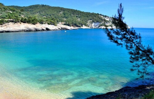 MAISON DANS RESIDENCE RESORT PUGNOCHIUSO PERLE DE GARGANO À QUELQUES PAS DE LA MER