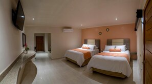 Standard Double Room, 2 Queen Beds | Select Comfort beds, iron/ironing board, free WiFi, bed sheets