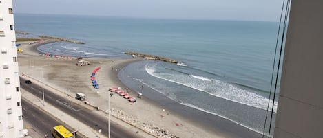 On the beach