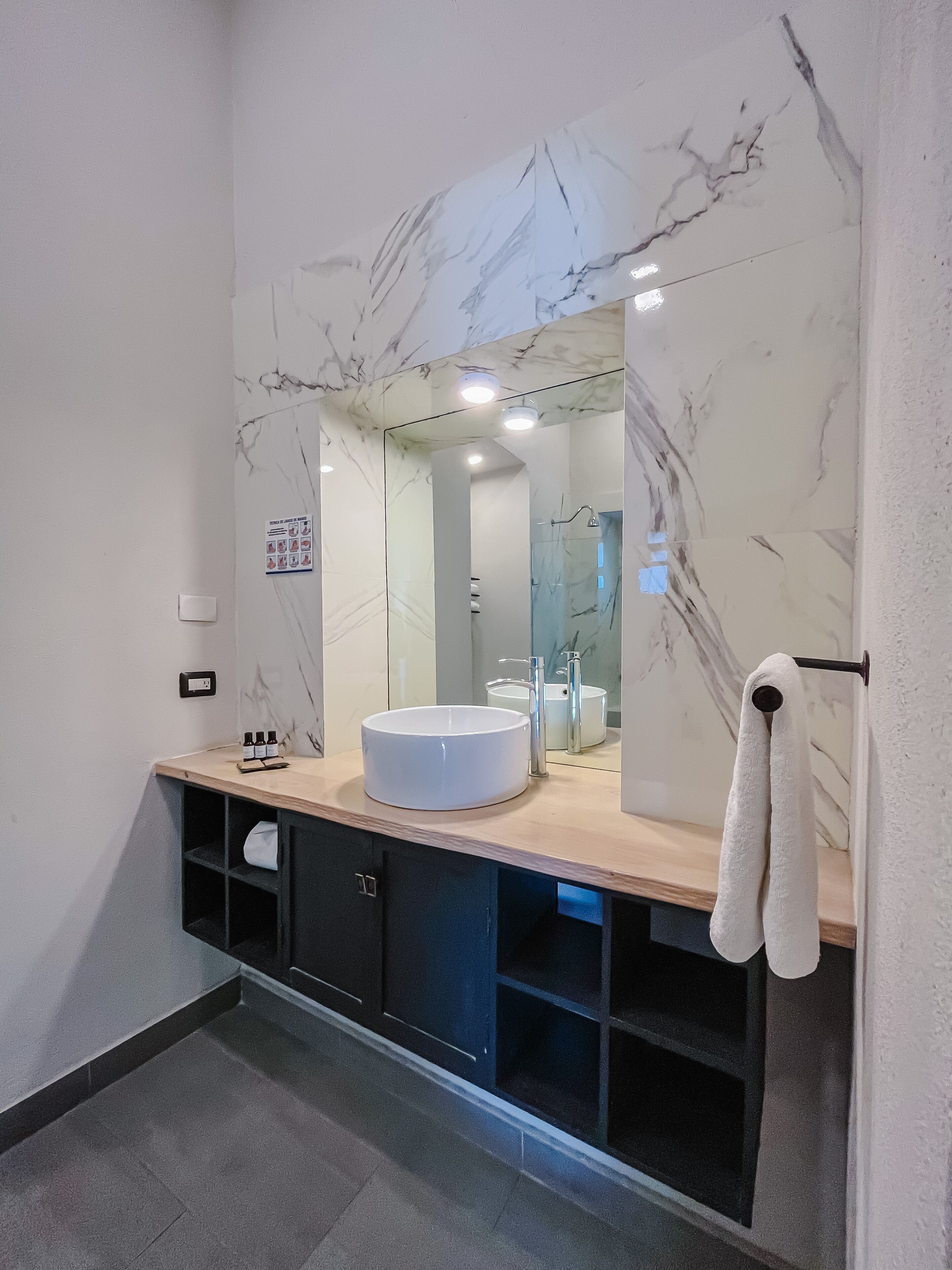 premium room | bathroom | shower, rainfall showerhead, designer toiletries, hair dryer