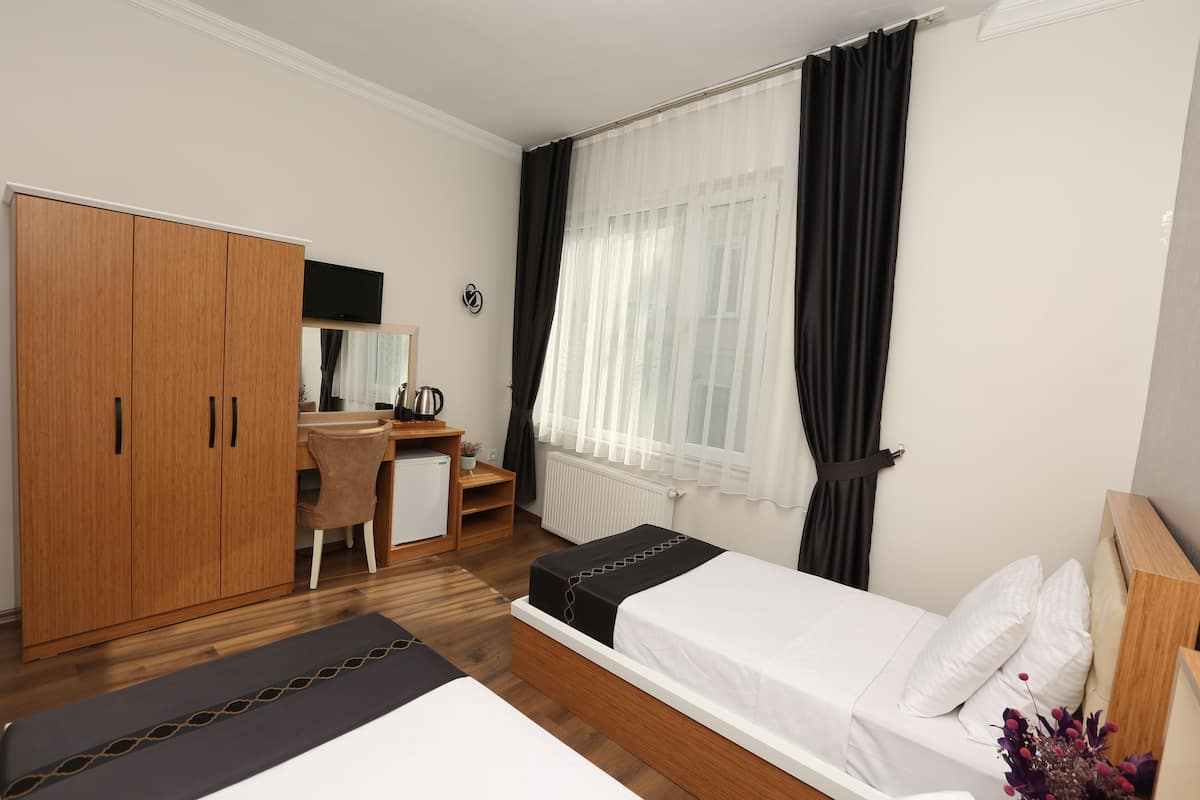 Standard Twin Room | Bar mini, meja, kalis bunyi, seterika/papan seterika