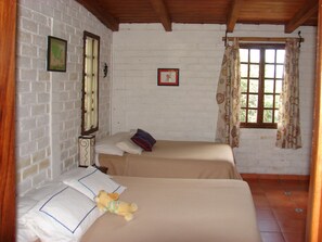 Eenvoudig huisje, 2 slaapkamers | Beddengoed