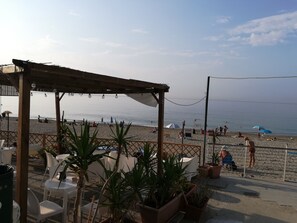 Accommodatie ligt op het strand