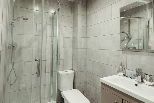 Hair dryer, towels