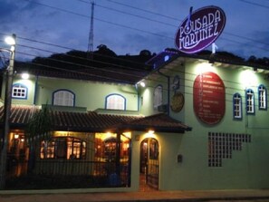 Front of property – evening/night