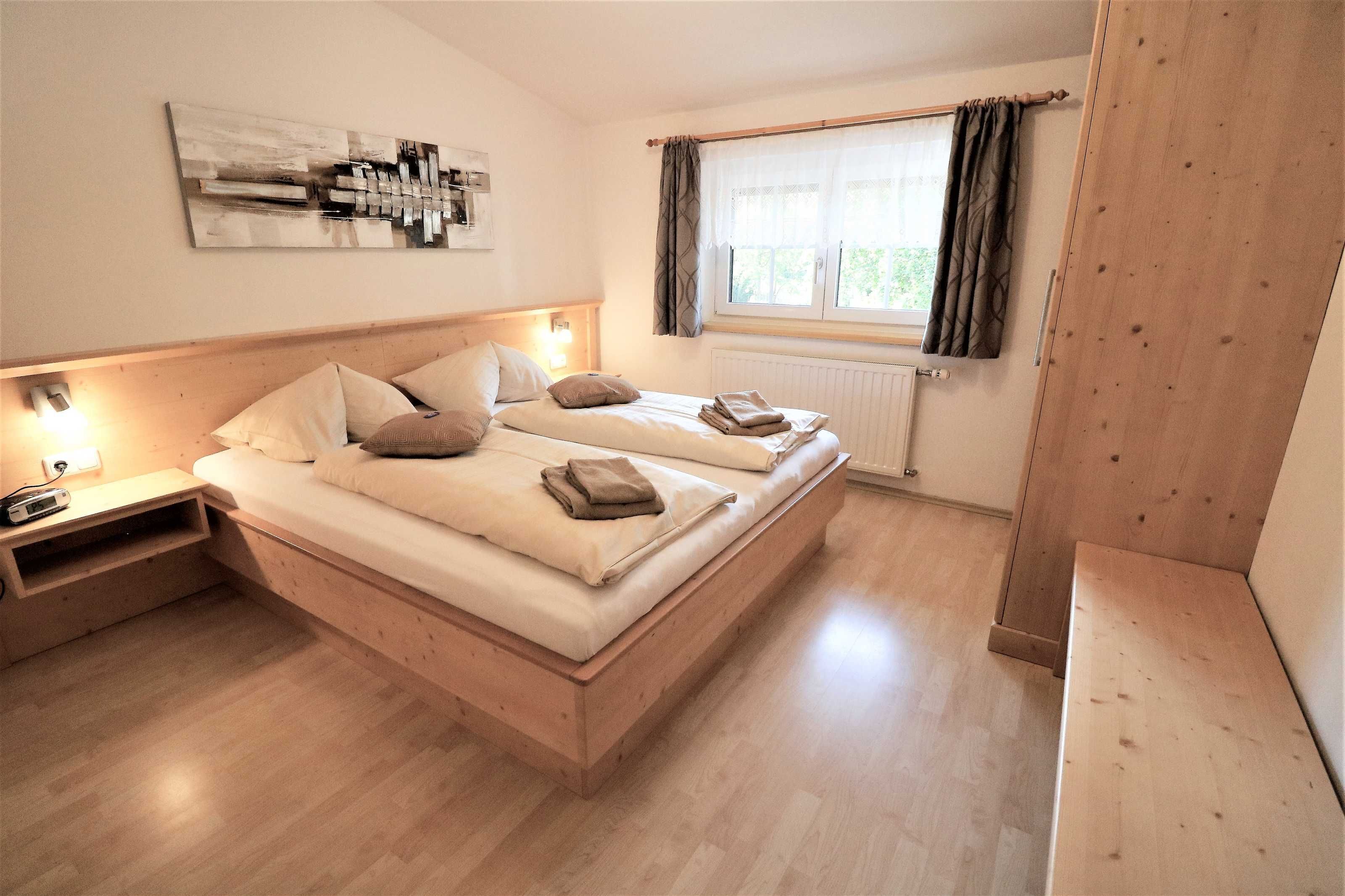 2 bedrooms, in-room safe, iron/ironing board, travel cot