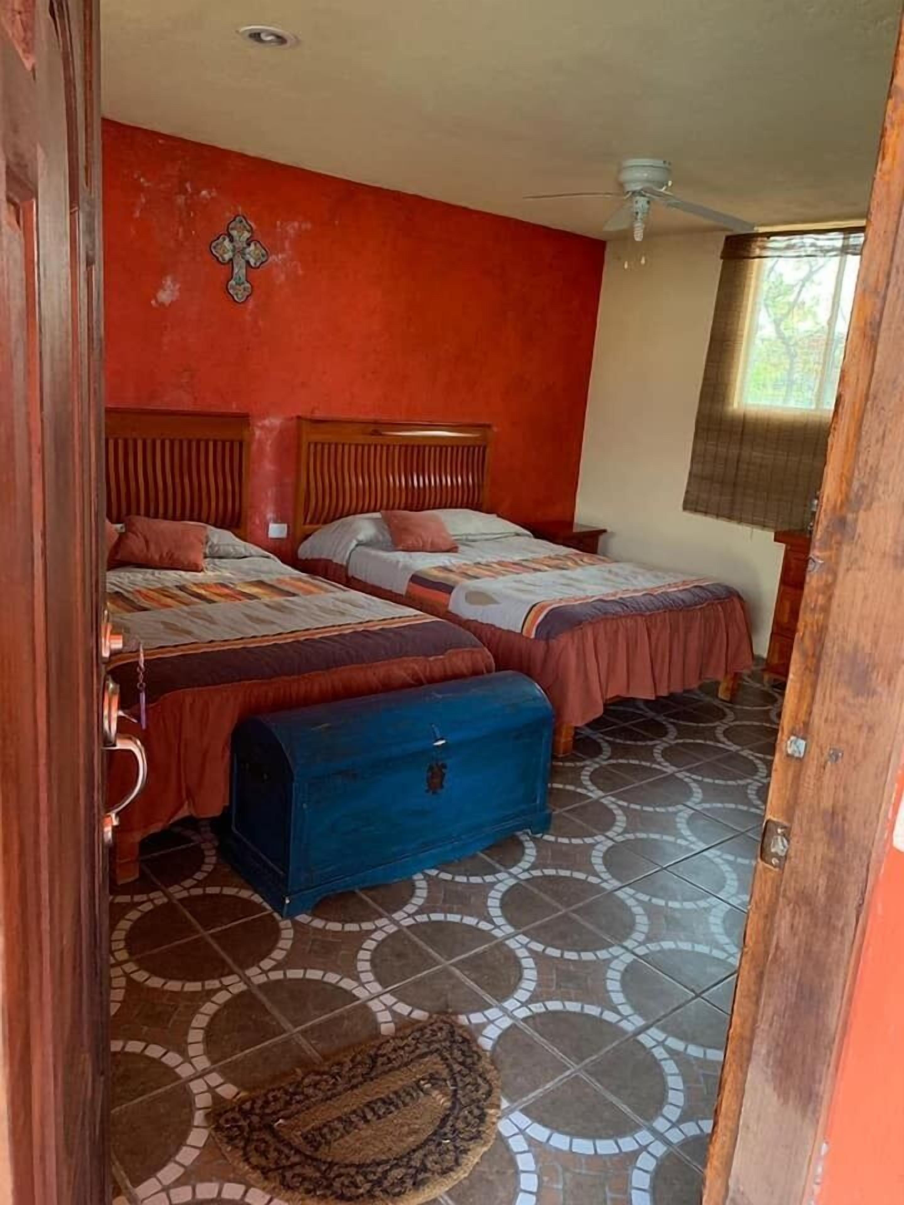 Traditional Quadruple Room, 2 Double Beds, Pool View | Hypo-allergenic bedding, down duvets, individually furnished, bed sheets