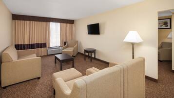 Televisi layar datar 42-inci dengan saluran TV kabel dan TV