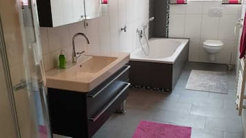 Towels, soap, toilet paper
