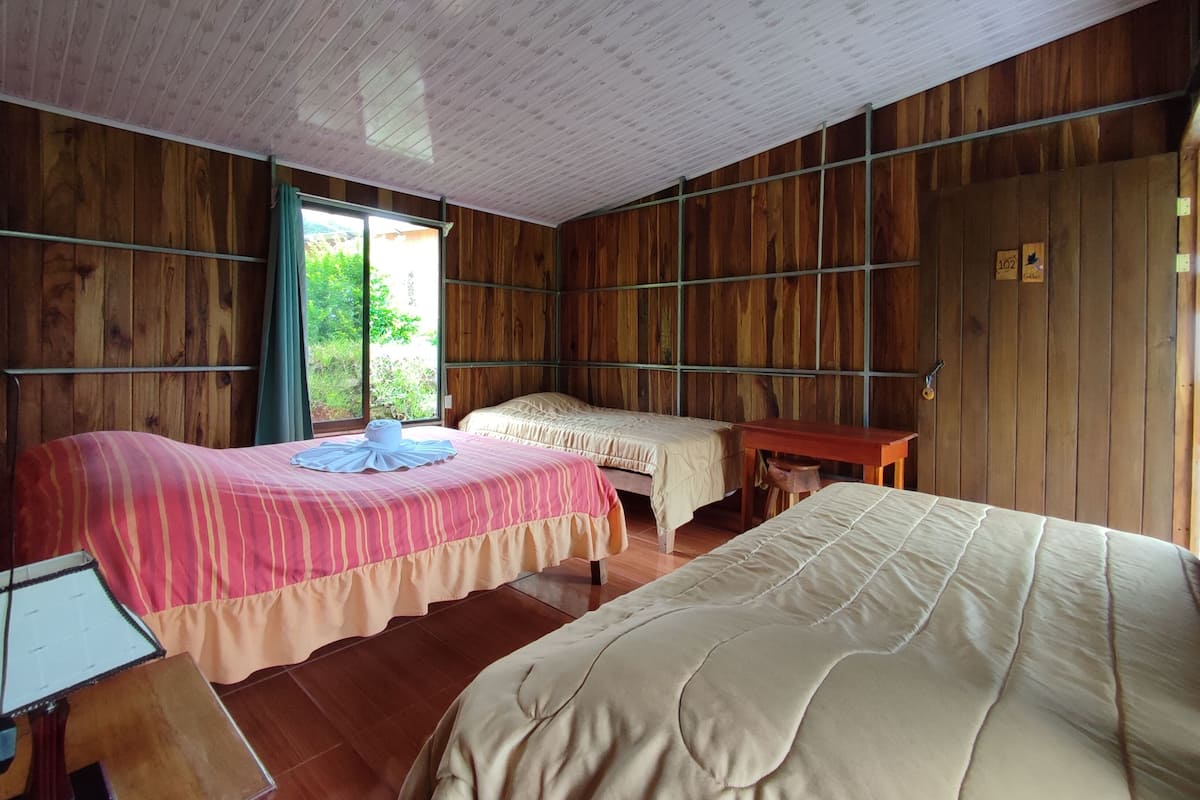 Traditional-Vierbettzimmer | Zimmersafe, Verdunkelungsvorhänge, Bettwäsche
