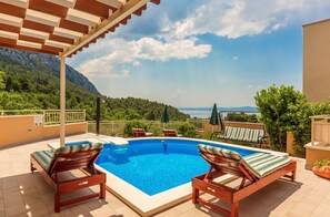 Pool - Villa Anima in Makarska, private pool (Makarska)