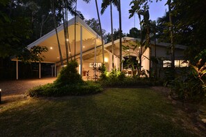 Front of property – evening/night - Pavilions in the Palms (Port Douglas)