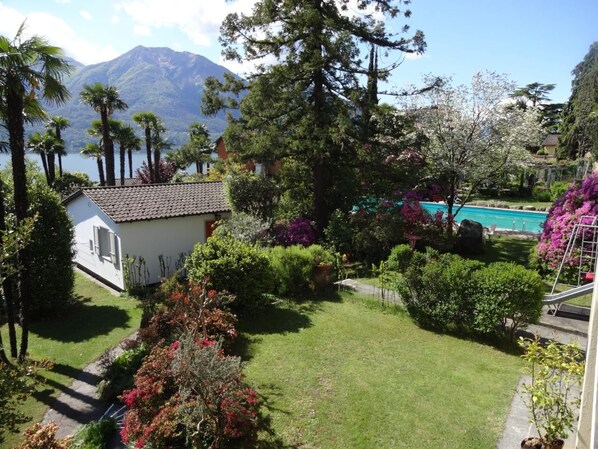 Pool - Eco-house C garden pool and magnificent lake view (Minusio)