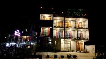 Front of property – evening/night
