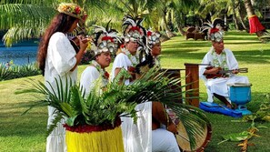 Property grounds - All the comfort, superb view, direct access to the beach, in a 4 * resort (Arue)