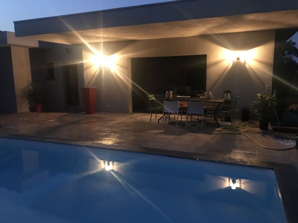 Una piscina climatizada