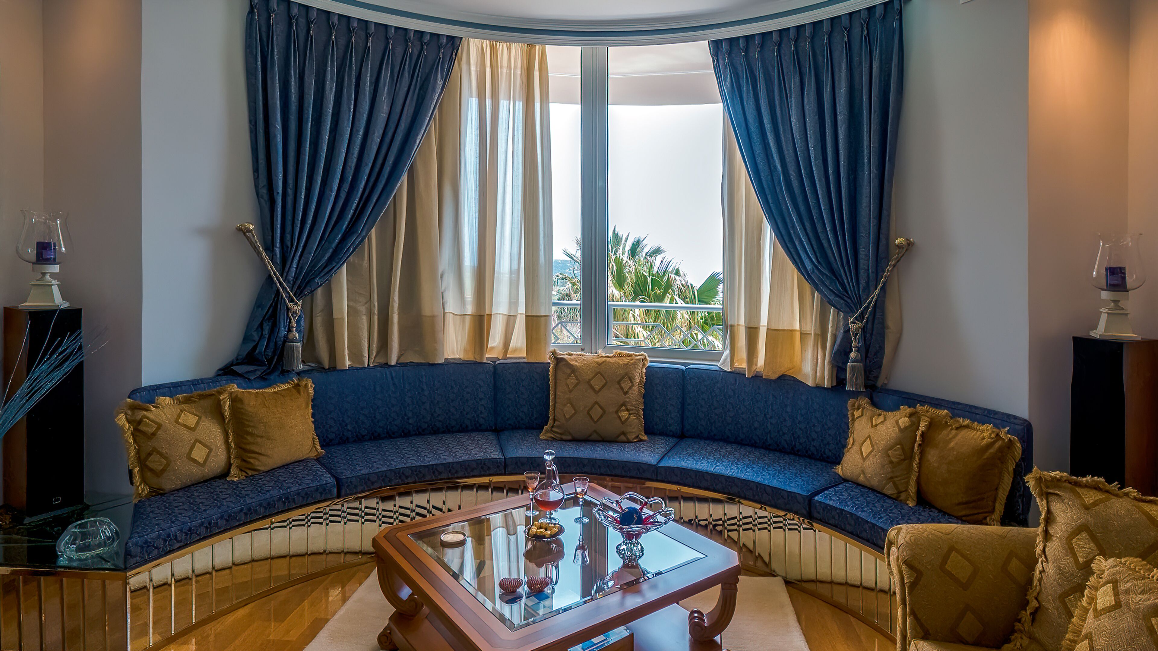 Luxury Villa | Living area | 59-inch flat-screen TV with digital channels, LED TV, Netflix