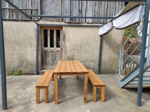 Outdoor dining - Duplex avec vue au centre de Bussang (Bussang)