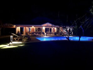 Outdoor pool - TOP-OF-THE-RANGE VILLA SAINT FRANCOIS POOL CLIM WIFI (Saint-François)
