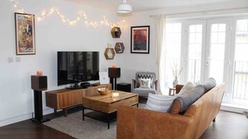 TV, Netflix, DVD player, streaming services