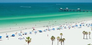 Sillas reclinables de playa, toallas de playa