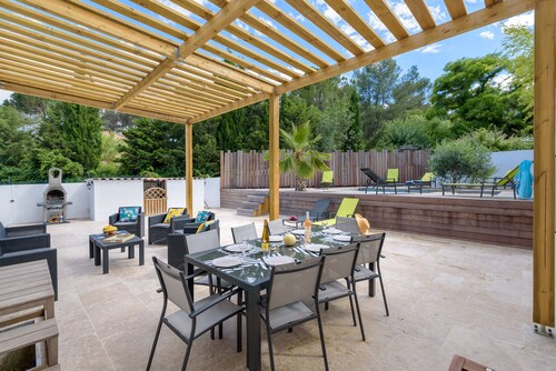 Villa T5 Contemporaine avec piscine à Montpellier