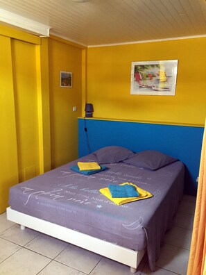 1 bedroom, iron/ironing board, free WiFi, bed sheets - Kay Margo T1 bis with pool (Sainte-Luce)