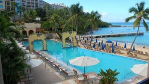 Outdoor pool - Christmas week vacation villa on the waterfront. (st thomas)