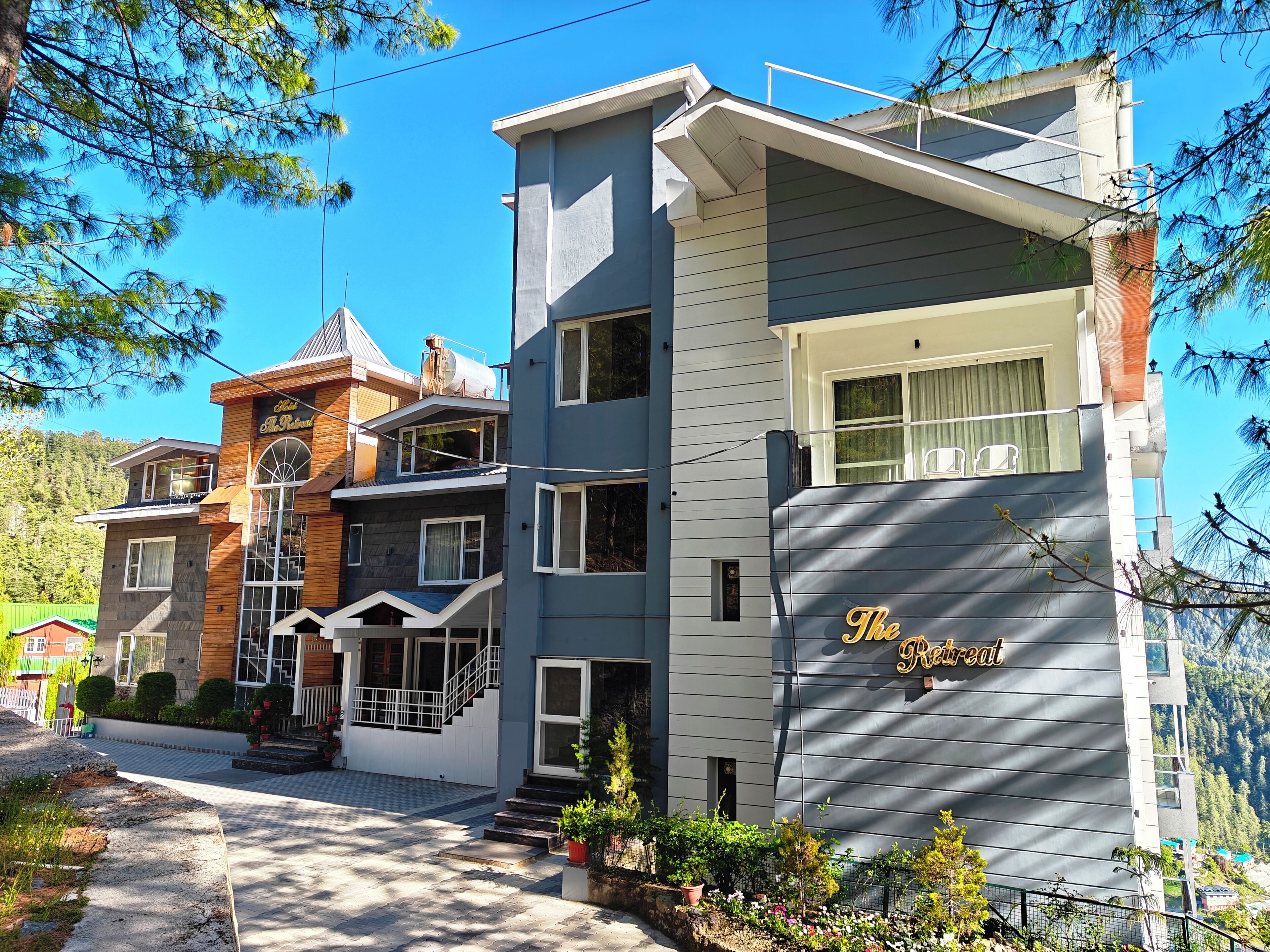 Fassade der Unterkunft